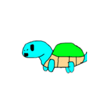 blue turtle（個別スタンプ：7）