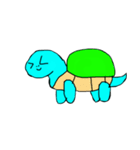 blue turtle（個別スタンプ：10）