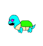 blue turtle（個別スタンプ：14）