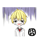 little yallow boy（個別スタンプ：8）
