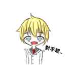 little yallow boy（個別スタンプ：12）