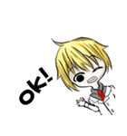 little yallow boy（個別スタンプ：15）
