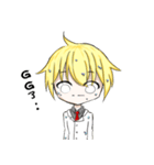 little yallow boy（個別スタンプ：22）