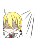 little yallow boy（個別スタンプ：32）