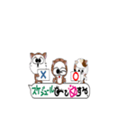 チビねこたちの動く吹き出しスタンプ（個別スタンプ：22）