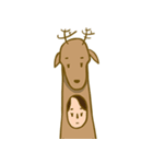 Fish＆Deer（個別スタンプ：1）