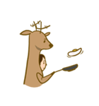 Fish＆Deer（個別スタンプ：2）
