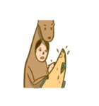 Fish＆Deer（個別スタンプ：40）