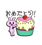 のらうさぎCOZIE（個別スタンプ：5）