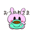 のらうさぎCOZIE（個別スタンプ：6）