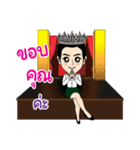 Cute Thai Army Girl（個別スタンプ：4）