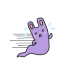 A Lazy Rabbit - Little Purple（個別スタンプ：27）