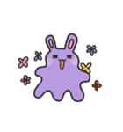 A Lazy Rabbit - Little Purple（個別スタンプ：29）