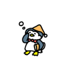 おしゃれペンギンさん（個別スタンプ：40）