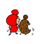 宇多津大好きうたづきんちゃん（個別スタンプ：1）
