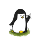 Crazy Lazy Penguin（個別スタンプ：1）