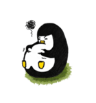 Crazy Lazy Penguin（個別スタンプ：4）