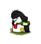 Crazy Lazy Penguin（個別スタンプ：13）