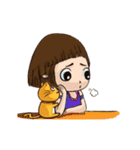 Maru with Friend（個別スタンプ：22）