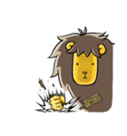 Little Smile Lion GO！（個別スタンプ：18）
