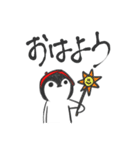 アカキャップペンギン（個別スタンプ：1）