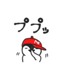 アカキャップペンギン（個別スタンプ：27）