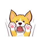 Corgi want to say（個別スタンプ：3）