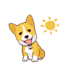 Corgi want to say（個別スタンプ：13）