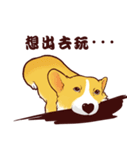 Corgi want to say（個別スタンプ：27）