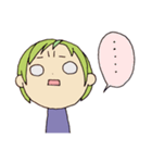 白目。（個別スタンプ：12）