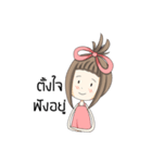 A pinky girl（個別スタンプ：11）