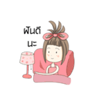 A pinky girl（個別スタンプ：15）