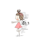 A pinky girl（個別スタンプ：38）