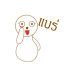 white cute（個別スタンプ：26）