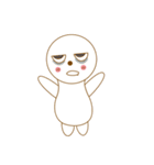 white cute（個別スタンプ：36）