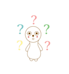 white cute（個別スタンプ：38）
