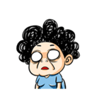 Curly Mom（個別スタンプ：7）