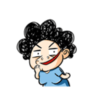 Curly Mom（個別スタンプ：9）