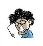 Curly Mom（個別スタンプ：10）