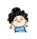 Curly Mom（個別スタンプ：14）