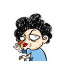 Curly Mom（個別スタンプ：15）