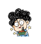 Curly Mom（個別スタンプ：23）