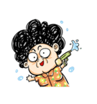 Curly Mom（個別スタンプ：24）