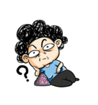 Curly Mom（個別スタンプ：32）