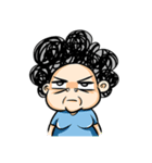 Curly Mom（個別スタンプ：34）