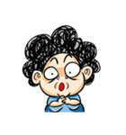 Curly Mom（個別スタンプ：37）