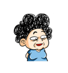 Curly Mom（個別スタンプ：38）
