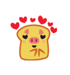 Bread Pig Face（個別スタンプ：5）