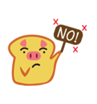 Bread Pig Face（個別スタンプ：9）