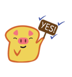 Bread Pig Face（個別スタンプ：10）